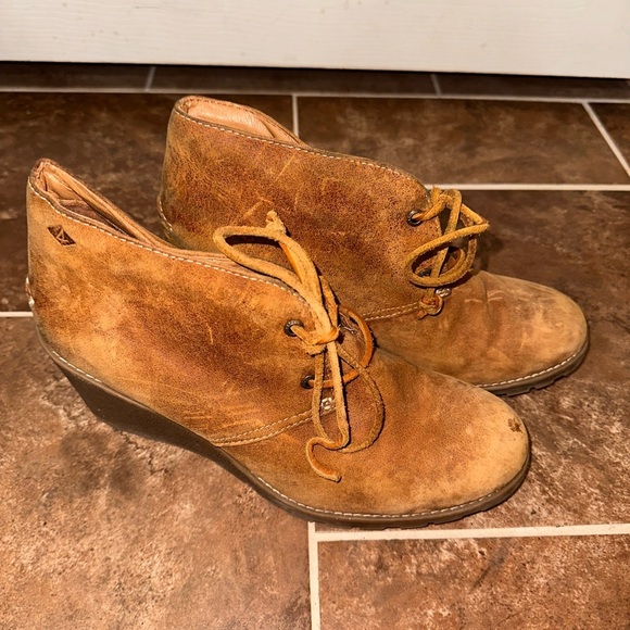 Sperry Leather Wedge Booties - Picture 4 of 5